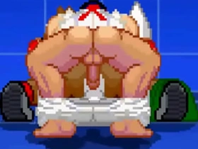 MUGEN Ryu dominates Fox McCloud asian gay sex videos in public places