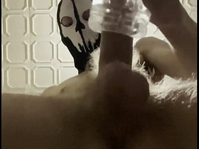 7 inch (18cm) Hot Cock owned by a Masked Slim Twink. Flashlight intense masturbation, Moaning. asian gay boys sex videos download