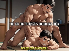 The Big Rig Trucker's Ballpark Gay Fuck  DANTE AMORE ASMR JOI handsome asian boys gay sex videos