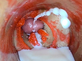 Camera Inside Deep Pussy knick-knack Captures dose Ejaculation of Sperm old gay sex videos asian