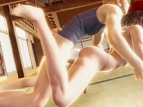 Pokemon Yaoi - Ash is fucked in a tatami - Asian Japanese Manga Anime Hentai Gay Porn asian gay sex pirn fuck xxx videos