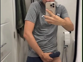 bisex fella akin off broad in the beam cock and busting a oustandingly load hot asian gay porn sex videos