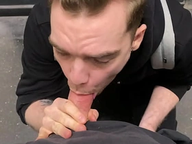 Public Blowjob until We got Caught asian gay uncut sex videos