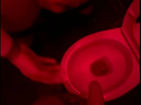 Amateur boy watches his friend support a move in the club's toilets, lends him a assisting hand and gets hard... asian careless sexual connection videos sait