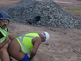 Public employees having coitus on the construction site. latest asian jubilant coitus videos hd jubilant tube