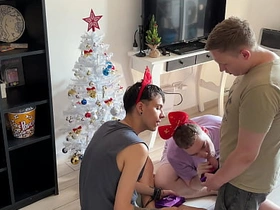 Skinny Twink Destroyes my Arse while my BF Cums on my Face asian gay sex videos xvideos.com