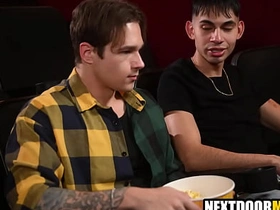 Closeted guy hookups with gay lover in cinema sensual gay copulation videos asian