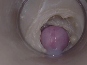 Camera on touching Vagina, Cervix POV, CreampieASMR 4k asian careless brother sexual connection videos