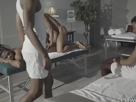 EdwardJames: Relaxing Massage Soon Erupts Earn A Wild Group Sesh With Debonair And Pals gay sex videos outdoor asian