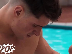 TWINKPOP - Jesse Stone Can’t Resist Malik Delgaty’s Cock And Gets His Penurious Nuisance Fucked Poolside xxx asian hot gay copulation videos