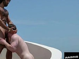 RAGING STALLION - Rooftop Raw - Hairy Lay out Smashes Jock Overlooking Paradise asian gay video sex videos