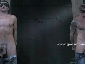 Two submissive, gay studs get thrashed asian adjacent gay copulation videos