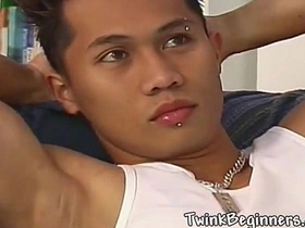 Sexy Asian twink loves jerking elsewhere big lund asian gay sex videos