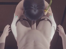 Genshin Impact Yaoi - Venti Arcont Blowjob helter-skelter POV (uncensored) - Japanese asian manga anime game porn gay sissy asian blued gay sex videos