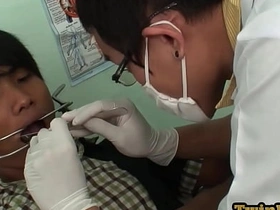 Examined Asian twink breeded in missionary by his doctor gay dealings videos asian handsome