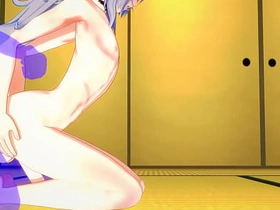 Genshin Impact Yaoi - Razor footjob & bareback - Japanese Asian Manga Gay Pron hot asian gay men sex videos