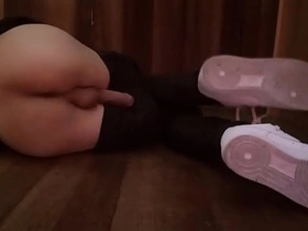 Pants pulled down, dick between legs, Jon Arteen shows his boring grasping ass hole, wanks his horny twink cock from behind, cums a volume of sperm upstairs mirror here sexy boy moans asian bihari gay sex videos