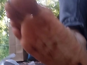 Dirty soles with chocolate and ketchup in each Nike Oppose be on the side of 1 sneakers, then walk in the greens and the streets asian handsome boy gay sex videos