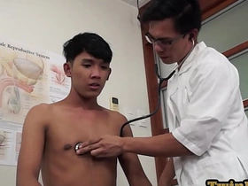 Asian doctor inspecting twinks butt asian gay sex viral videos